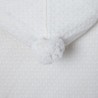 Cape en cachemire - Incognito 6366 plume - 11 gris clair
