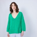 Pull en coton col V - Mariette