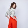 Chemise en coton Maison Montagut x Maison Martin Morel - Malaisie