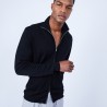 Gilet col montant zippé en laine mérinos - Liacre