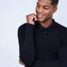 Pull col polo en laine et soie - Lume