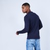 Pull col polo en laine et soie - Lume