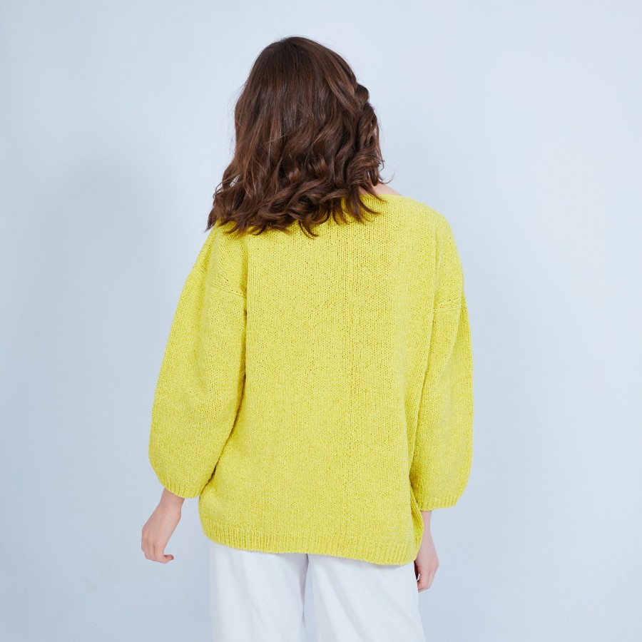 Pull en coton col V - Mariette