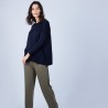 Pull ample à poches en laine mérinos - Beatrice
