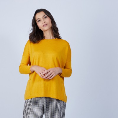 Loose-fitting jumper in merino wool - Beatrice