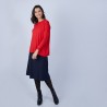 Pull ample à poches en laine mérinos - Beatrice