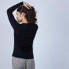 Pull col rond en laine mérinos - Berenice