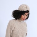 Bonnet turban en laine & alpaga - Samuel