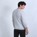 Pull col V en laine mérinos - Badyss