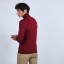 Pull col roulé en laine mérinos - Berry