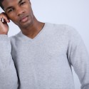 Pull col V en cachemire - Benjamin