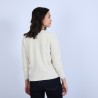 Pull en velours avec paon - Pavel