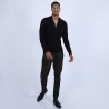 Gilet zippé en laine mérinos - Bastian