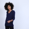 Pull col V en cachemire - Olga