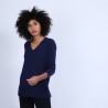 Pull col V en cachemire - Olga