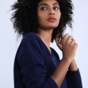 Pull col V en cachemire - Olga