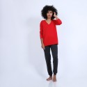 Pull col V en cachemire - Olga