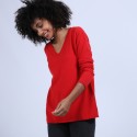 Pull col V en cachemire - Olga