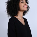 Pull col V en cachemire - Olga
