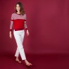 AMELIA PULL COL ROND SOIE NATURELLE