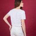 BALKAN  T SHIRT LIN FLAMME