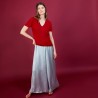 BALKAN  T SHIRT LIN FLAMME