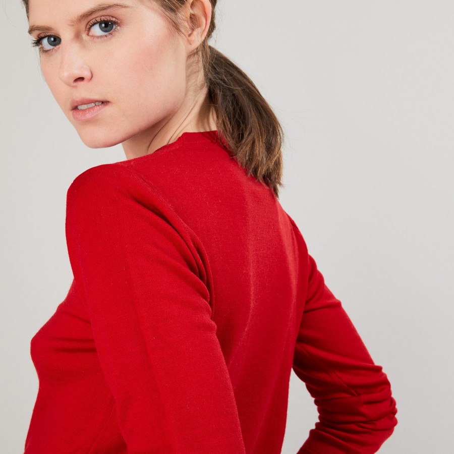 Round neck sweater Merino Wool - Balneo