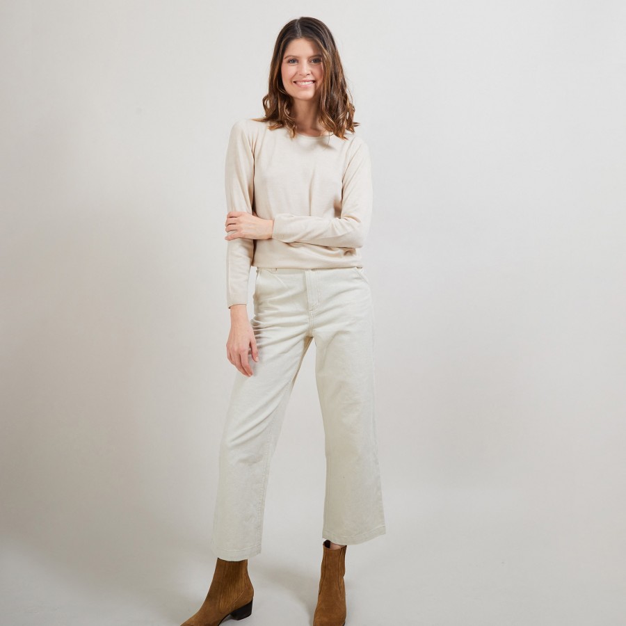 Round neck sweater Merino Wool - Balneo