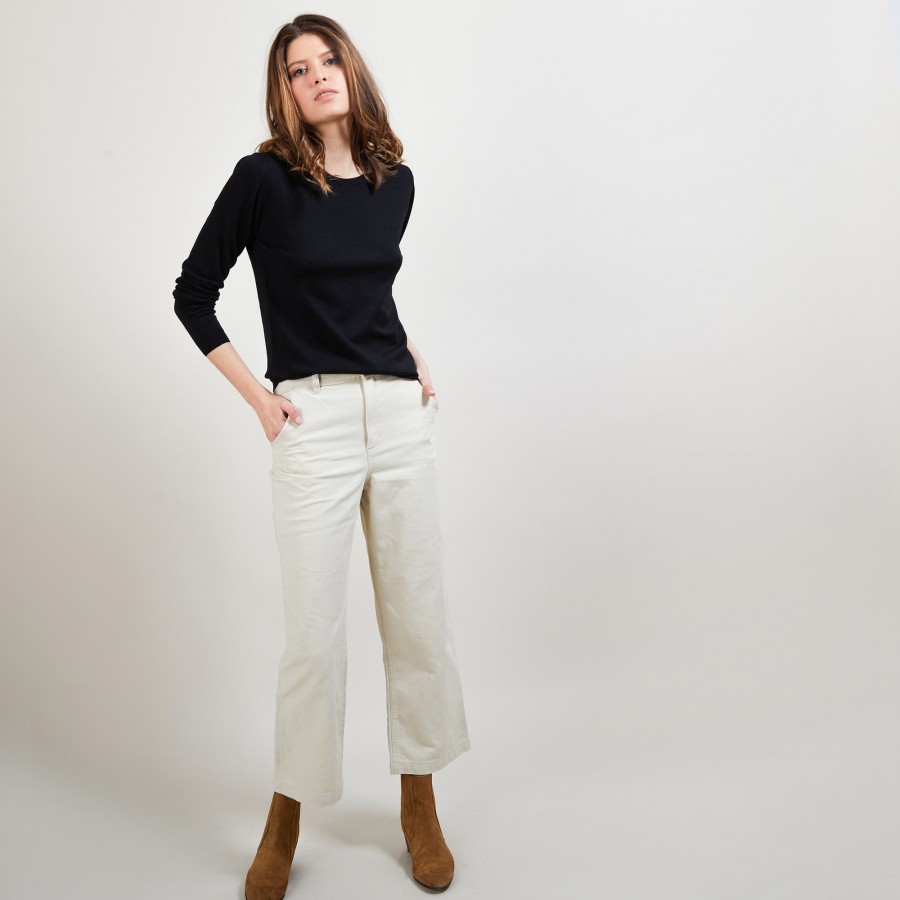 Round neck sweater Merino Wool - Balneo