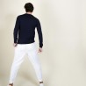 BARSAM PULL COL ROND LAINE ET SOIE