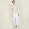 BARSAM PULL COL ROND LAINE ET SOIE