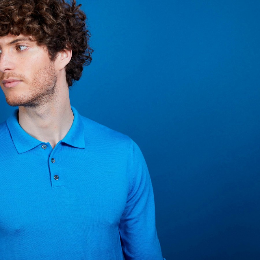 Merino wool polo neck sweater - Eni