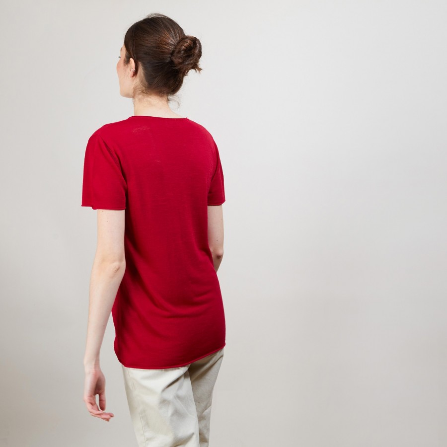 Flamed linen T-shirt - Balkan