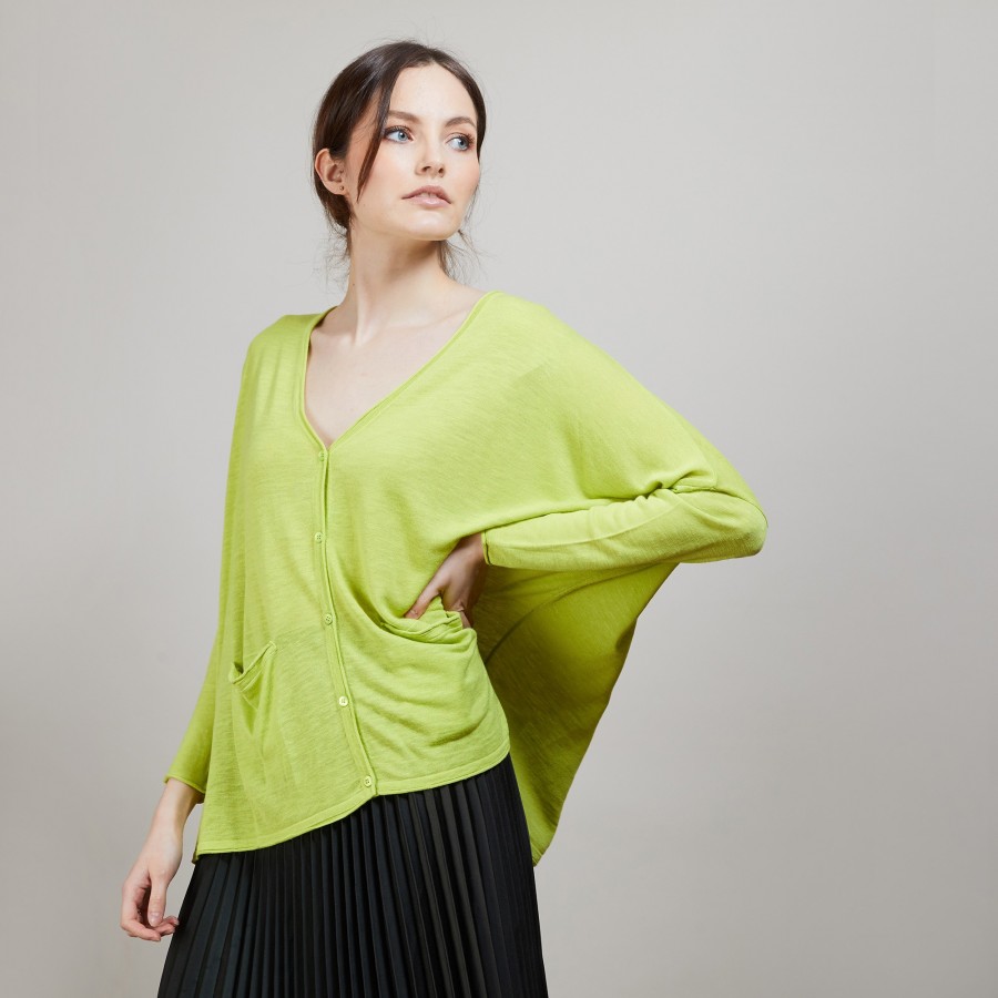 Long linen cardigan - Ballon