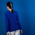 BENJI. PULL COL ROND LAINE ET COTON