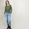 Pull col rond 100% Laine - Betina