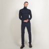 Pull col roulé en laine - Berry