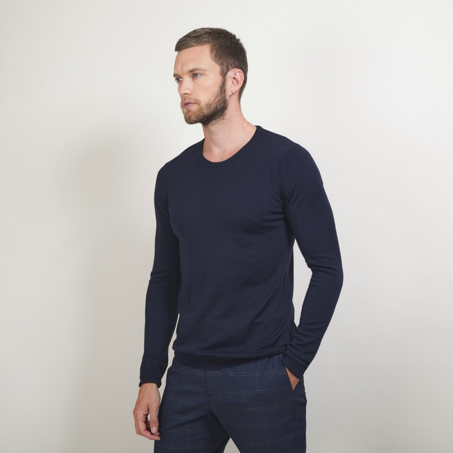 Round-neck wool sweater - Bardem