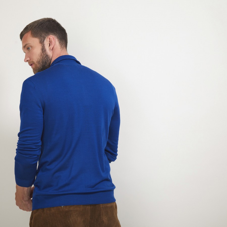 Zipped wool cardigan - Estian