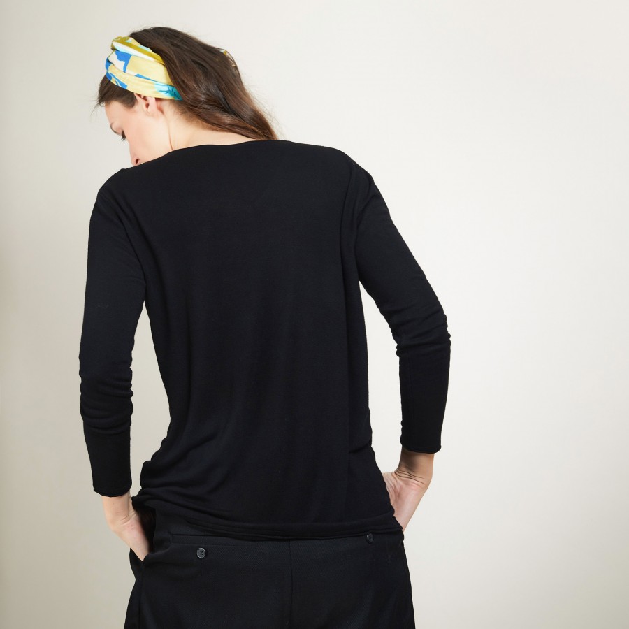 Bamboo Cashmere V-neck sweater - Barbarra