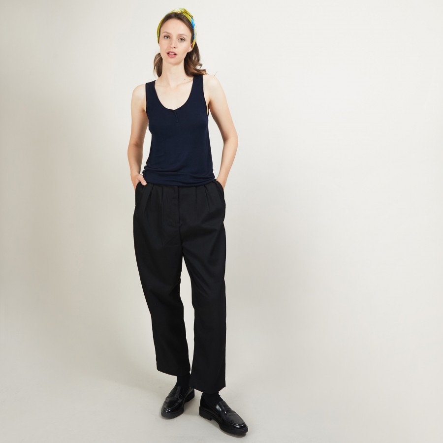 Bamboo cashmere tank top - Aetim