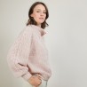 Zipped high-neck mohair sweater - Gilda