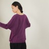 Batwing-sleeves wool sweater - Boxe
