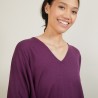 Batwing-sleeves wool sweater - Boxe
