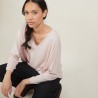 Batwing-sleeves wool sweater - Boxe
