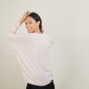 Batwing-sleeves wool sweater - Boxe