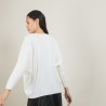 Batwing-sleeves wool sweater - Boxe
