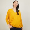 Batwing-sleeves wool sweater - Boxe