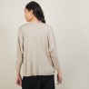 Batwing-sleeves wool sweater - Boxe