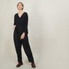 Batwing-sleeves wool sweater - Boxe